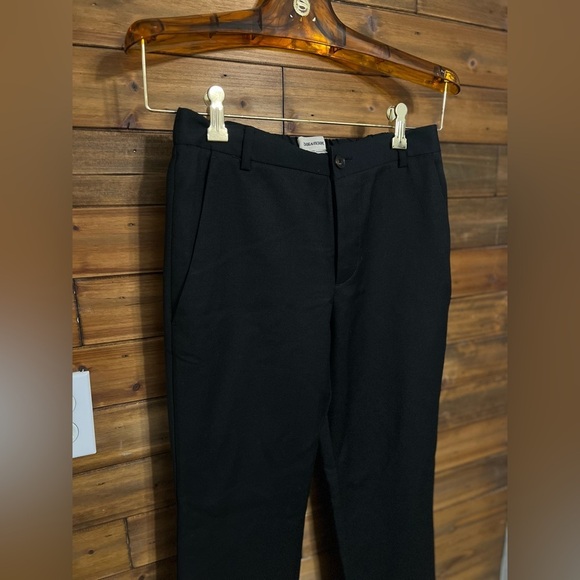 Zadig & Voltaire woman's trouser pants color black size 36 - Picture 2 of 8